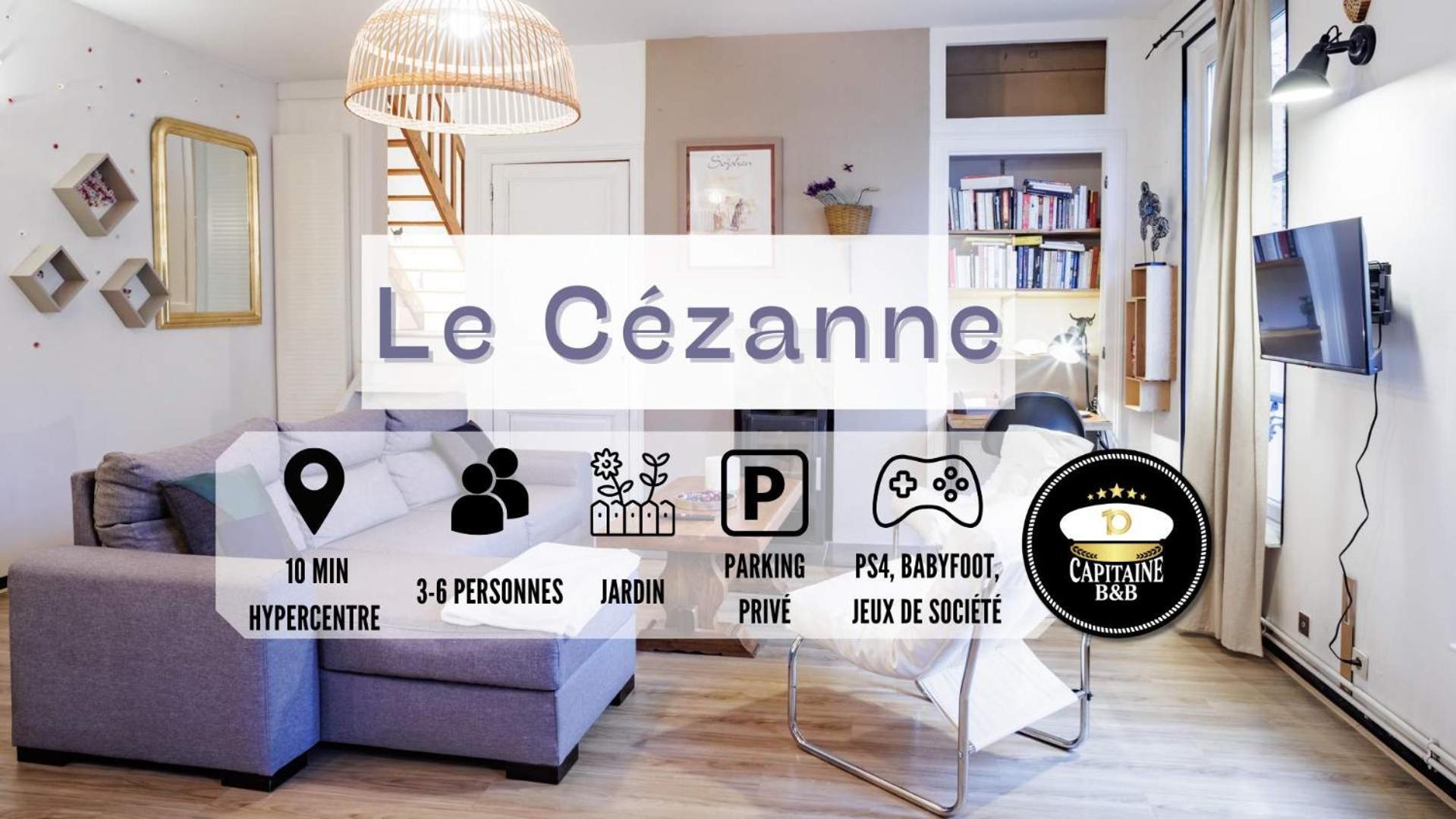 Le Cezanne - Jardin - Parking - Babyfoot - Centre-Ville Troyes Exterior photo